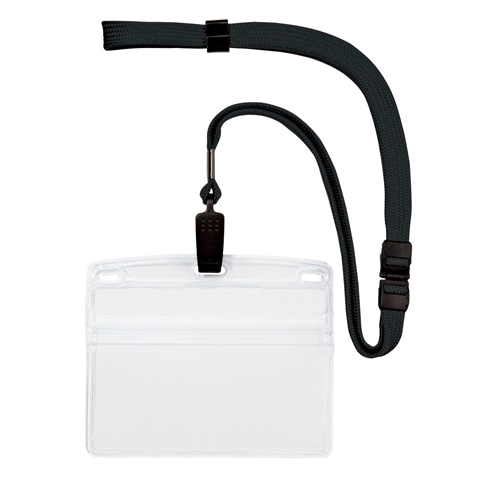 ＮＬ－２１－ＢＫ　吊下げ名札　黒　１０枚入