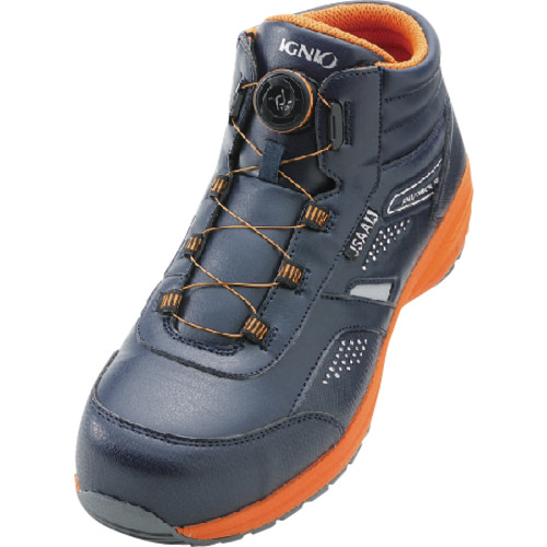 IGNIO ﾀﾞｲﾔﾙ式ｾｰﾌﾃｨｼｭｰｽﾞ A種 ﾈｰﾋﾞｰ28.0cm 1足画像