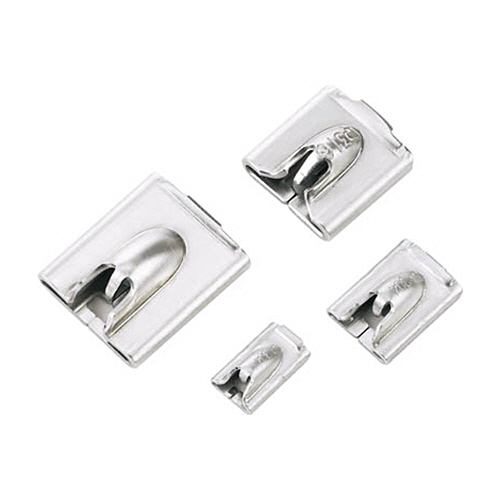 MLTﾀｲﾌﾟ 長尺ｽﾃﾝﾚｽｽﾁｰﾙﾊﾞﾝﾄﾞ用ﾍｯﾄﾞ 1ﾊﾟｯｸ(100個)画像