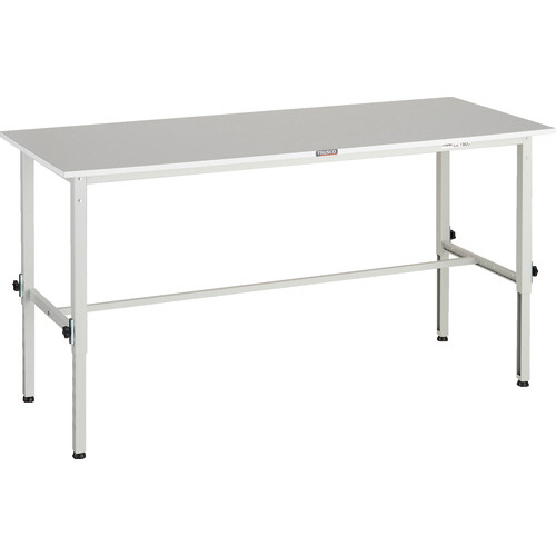 RAEM2型高さ調節作業台 天板 1800×750×650-950mm 脚部:ﾎﾜｲﾄ 1台画像