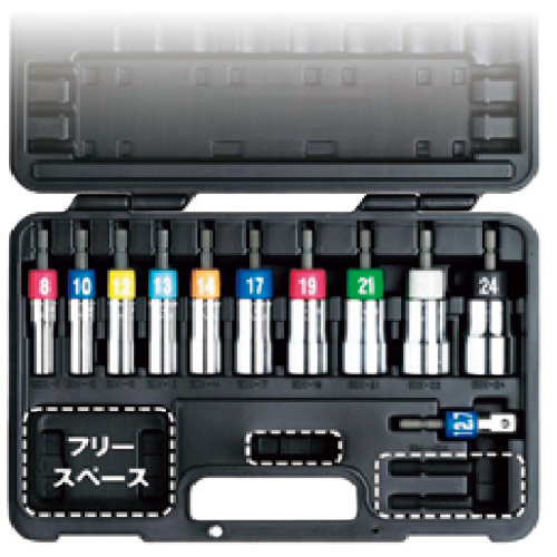 電動ドリル用アルファソケットセット　1セット画像