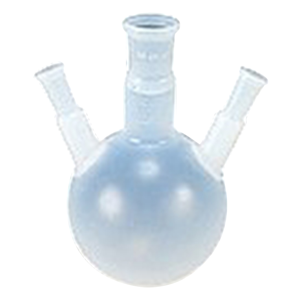 PFA丸底フラスコ　三つ口　500mL画像