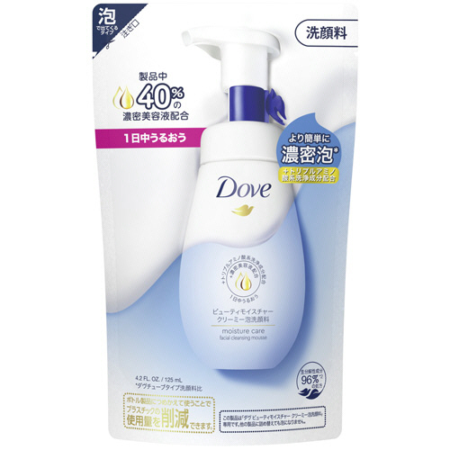 ﾀﾞｳﾞ ﾋﾞｭｰﾃｨﾓｲｽﾁｬｰ ｸﾘｰﾐｰ泡洗顔料 つめかえ用 125ml 1個画像