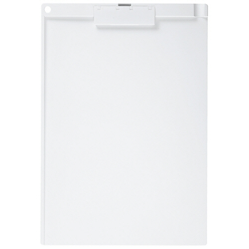 ｸﾘｯﾌﾟﾎﾞｰﾄﾞ(薄型･静音) A4ﾀﾃ ﾎﾜｲﾄ 1ｾｯﾄ(10枚)画像