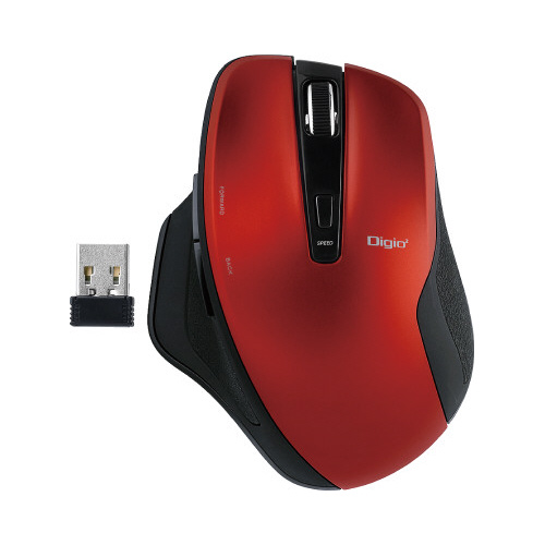 無線静音マウス　ＭＵＳ－ＲＫＦ１５５Ｒ