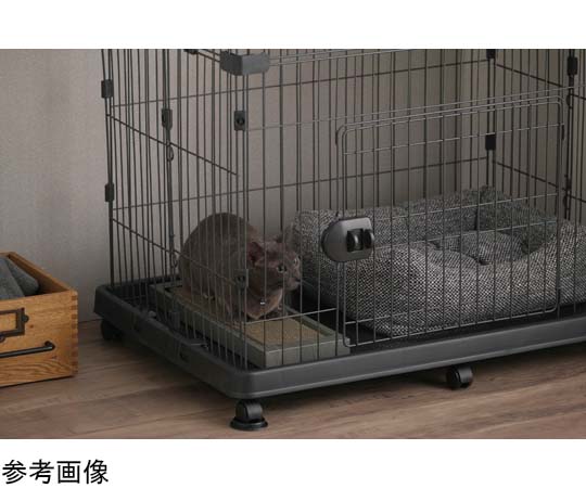 猫の爪とぎ スリムタイプ ブラウン 細長い形状で、サイドから爪とぎ部分が見える状態