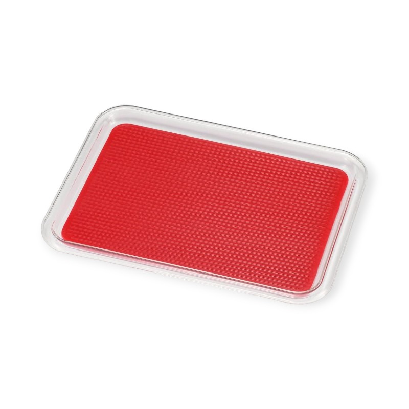 サービス用品 MT-1033 クリアマジックトレー角 小 レッド画像