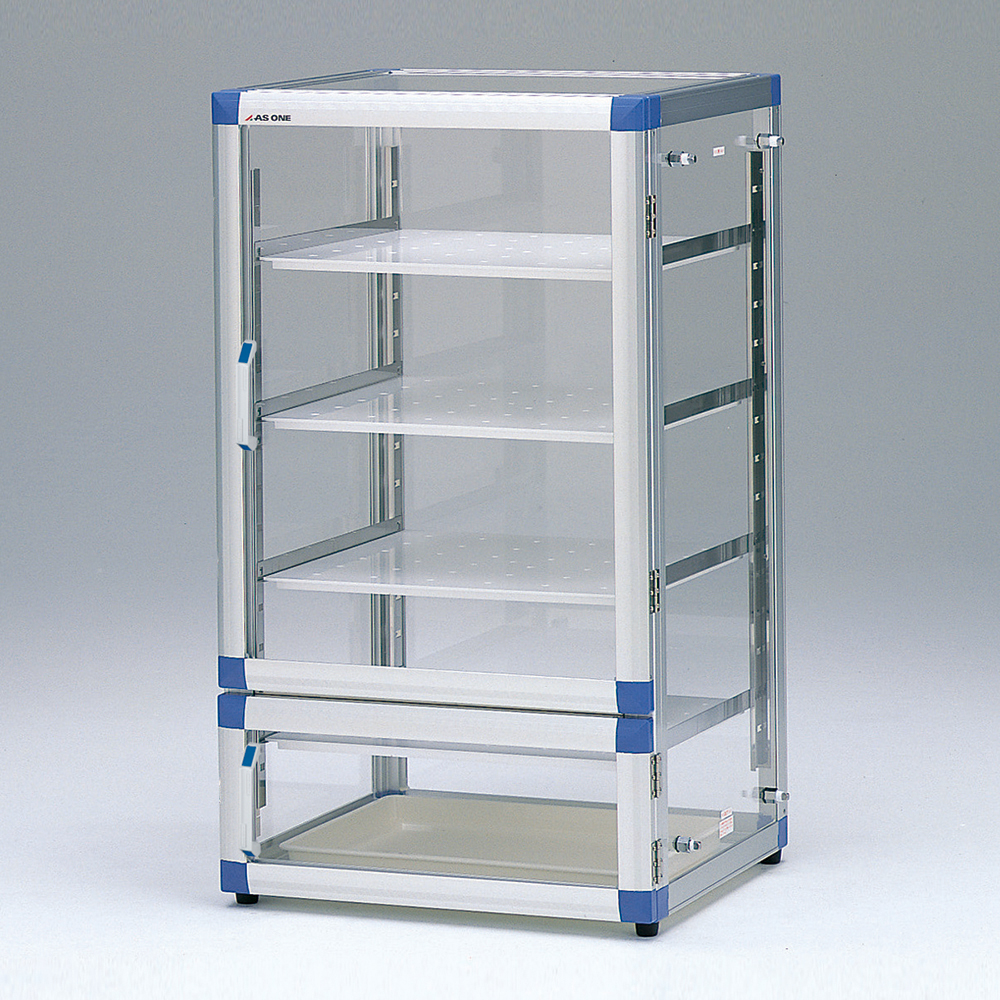 ガス置換デシケーター（マグネットパッキン扉仕様）　強化プラスチック　574×523×1020mm画像