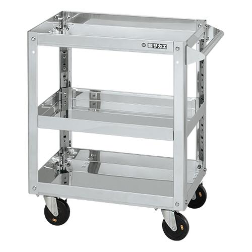 ステンレススーパーワゴン（プレート式）ＳＵＳ３０４　ＳＡＰ３－７５８３ＤＣＪ