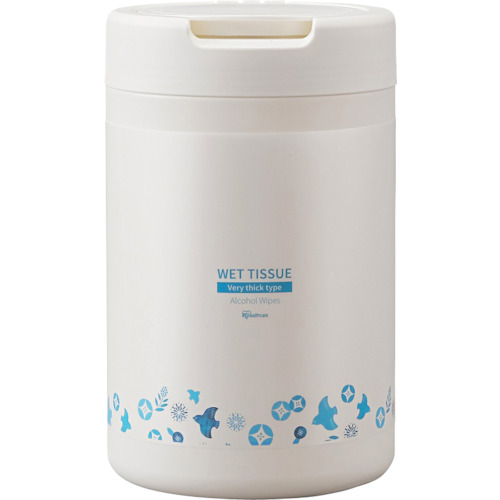 ＩＲＩＳ　２８８６５５　除菌ができるウェットティッシュ凄厚　ボトル　アルコールタイプ　６５枚画像