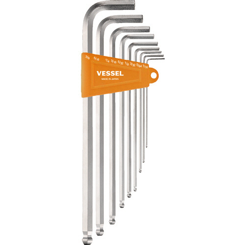 本締めﾎﾞｰﾙﾎﾟｲﾝﾄﾚﾝﾁ(ﾛﾝｸﾞﾀｲﾌﾟ･ｲﾝﾁ)9本組 1ｾｯﾄ