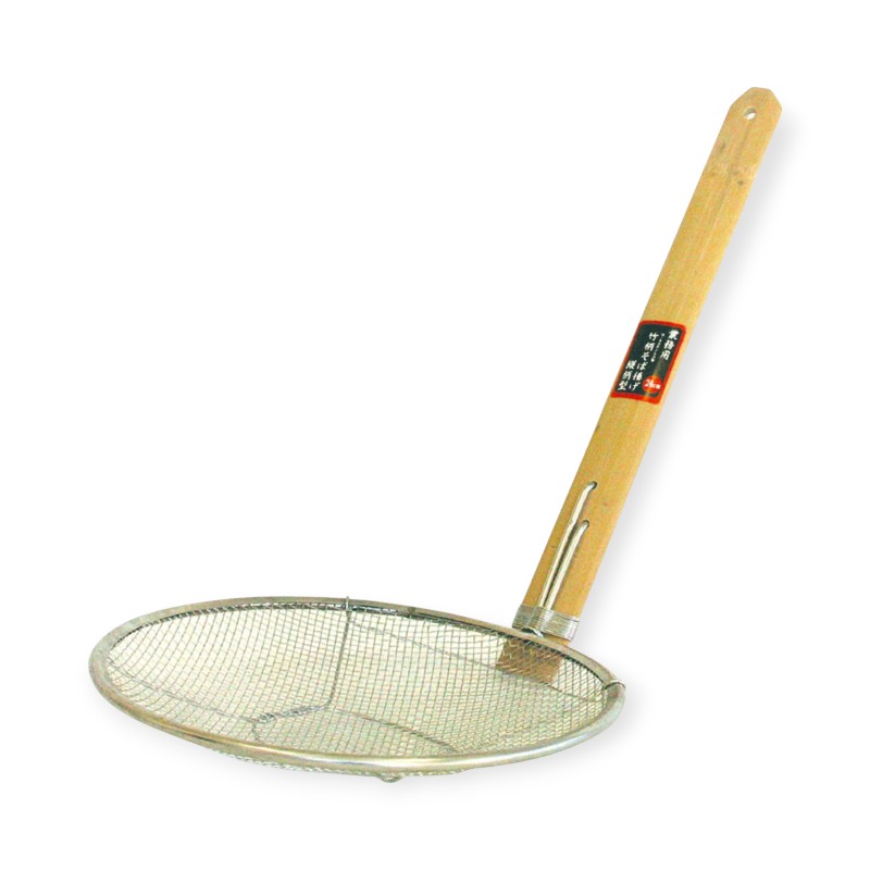 そば用品 SD 18-8竹柄そば揚げ 縦型 24cm画像