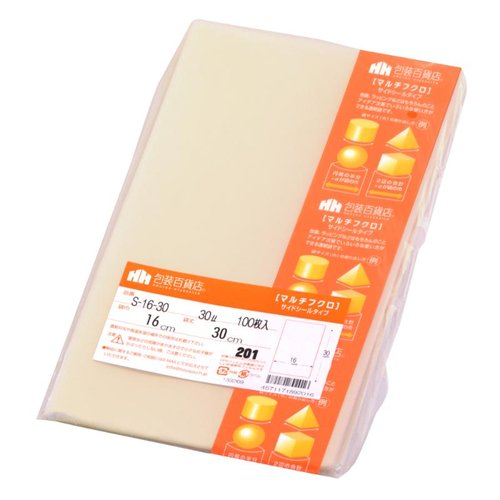 テープ無 OPP袋 32-7060 マルチフクロ S-16-30 100枚入 ササガワ画像