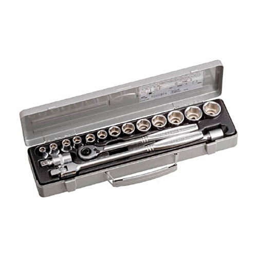 ｿｹｯﾄﾚﾝﾁｾｯﾄ 差込角12.7mm 1ｾｯﾄ(18点)画像