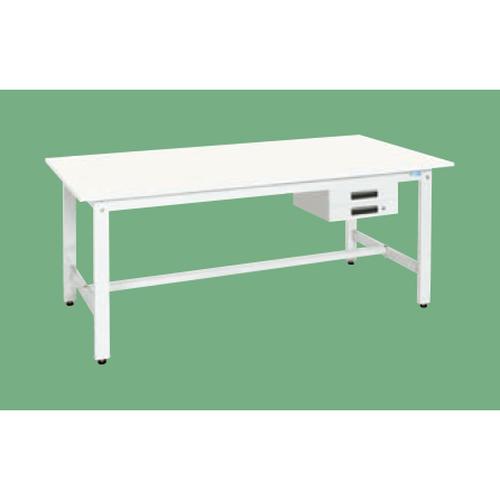 軽量作業台ＫＫタイプ（抗ウイルス天板・キャビネット２段付）　ＫＫ－３８ＢＶＰＷ画像