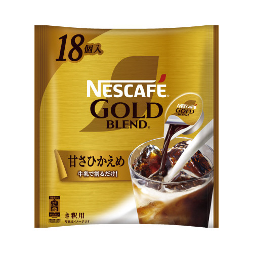 ネスカフェゴールドブレンドポーション甘さ控えめ１８