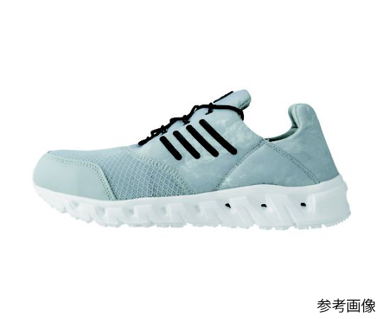 セフティシューズ シルバーグレー 24.5cm画像