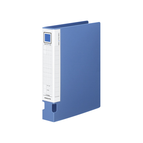 チューブファイルＶツイン　Ａ４縦　４０ｍｍ　青画像
