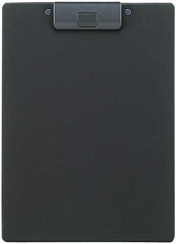 クリップボード（捺印対応）Ａ４縦　黒画像