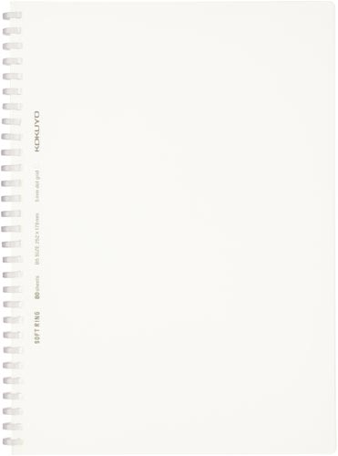 ソフトリング＜クリア＞セミＢ５　方眼ドット罫８０枚画像