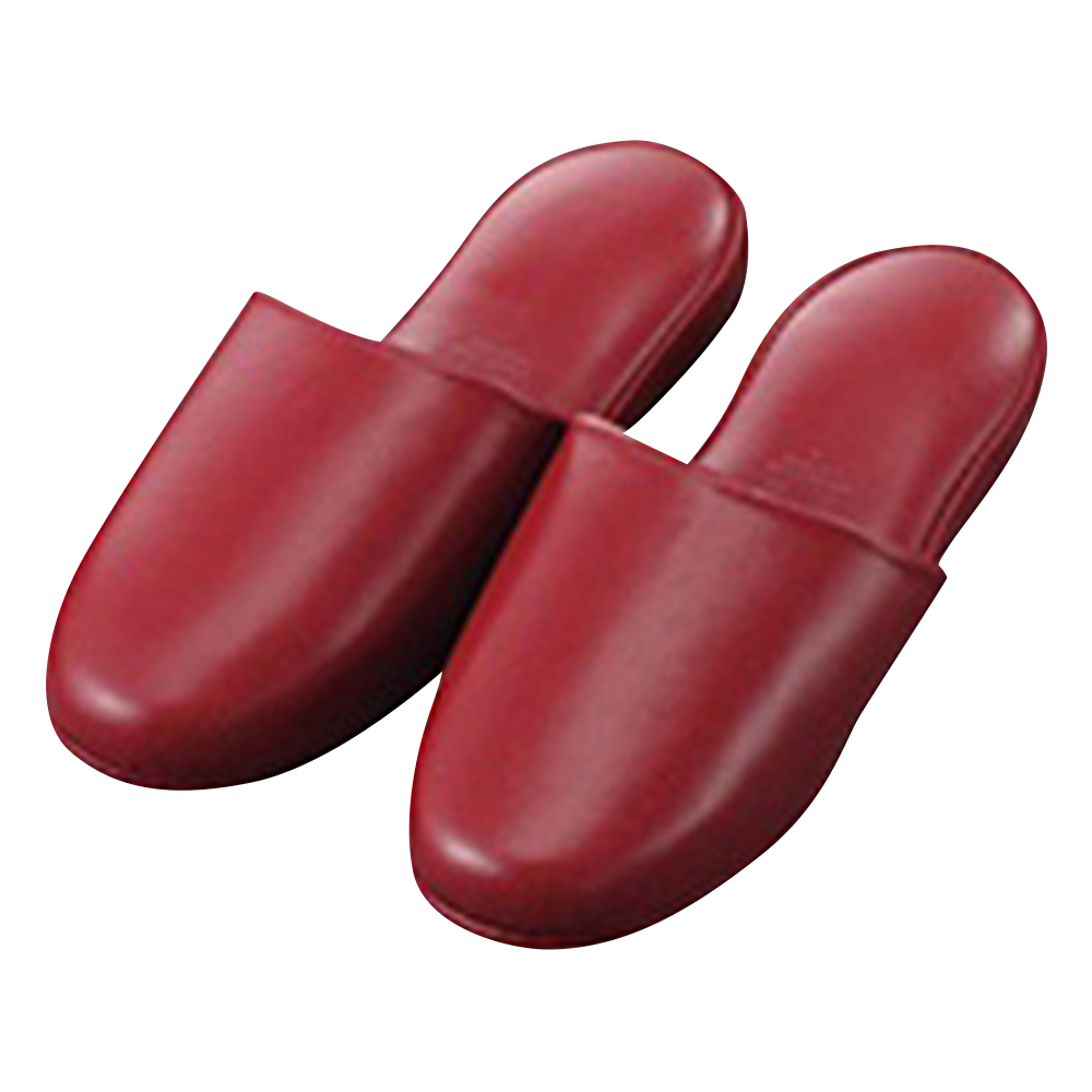 抗菌ビニールスリッパ　レッド画像