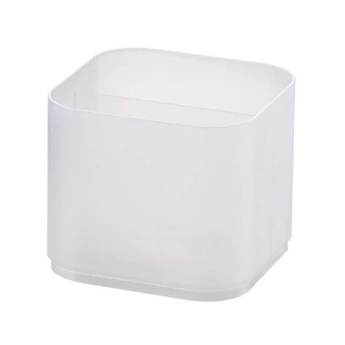 小物入れ 約 幅13×奥行13×高さ10cm ナチュラ インボックス ナノ M 深型 クリア画像