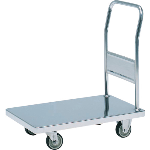 ｽﾃﾝﾚｽ台車 750×450 SUSφ100ｳﾚﾀﾝ車 1台