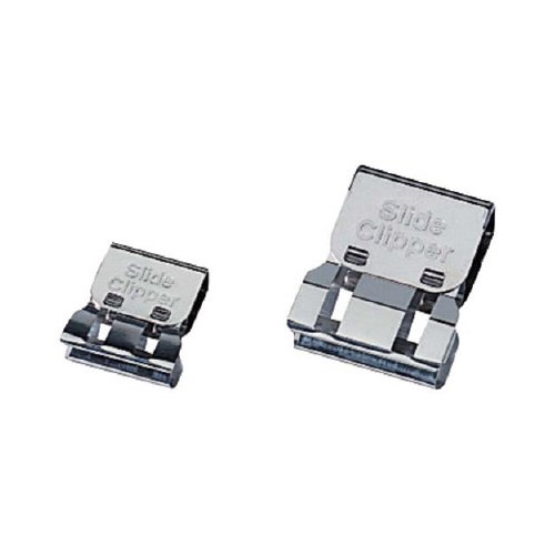 スライドクリッパー　Ｌシルバー　１８個入画像