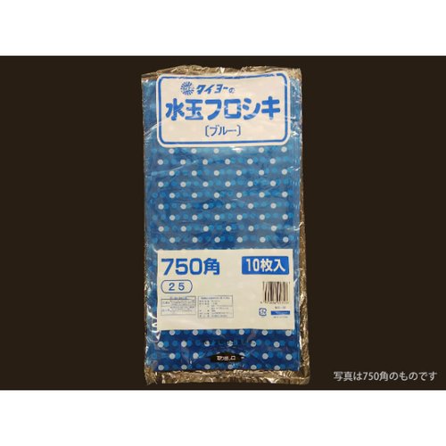 ポリ風呂敷 水玉フロシキ 900角 ブルー 中川製袋化工画像
