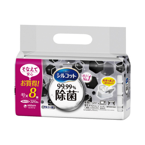 シルコットＷ９９．９９％除菌　詰替　４０枚入×３２画像