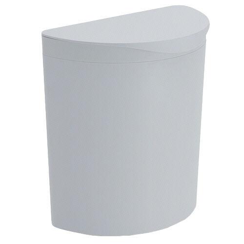 壁掛けﾀﾞｽﾄﾎﾞｯｸｽ Meluna mini(ﾒﾙﾅﾐﾆ) 4L ﾏｸﾞﾈｯﾄｼｰﾄ付 ﾎﾜｲﾄ 1個画像