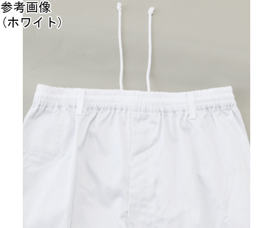 男性用 混入だいきらい 横ゴム・裾口ジャージパンツ （ポケット後加工）サックス 3L サックスカラーのストレートシルエットジャージパンツが正面から見える状態