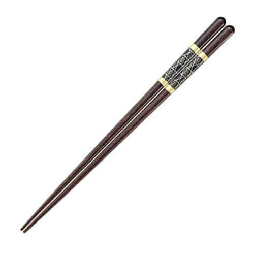 箸 23cm 木製 皇帝 食洗機対応 黒画像