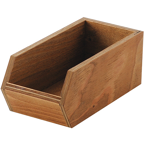 EBM 木製ｵｰｶﾞﾅｲｻﾞｰﾎﾞｯｸｽ ﾀﾞｰｸｳｫｰﾙﾅｯﾄ塗装 1個画像