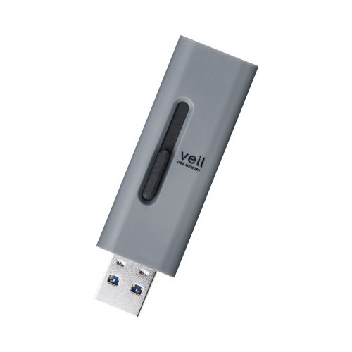 ＵＳＢメモリ　ＵＳＢ３．２　３２ＧＢ　グレー画像