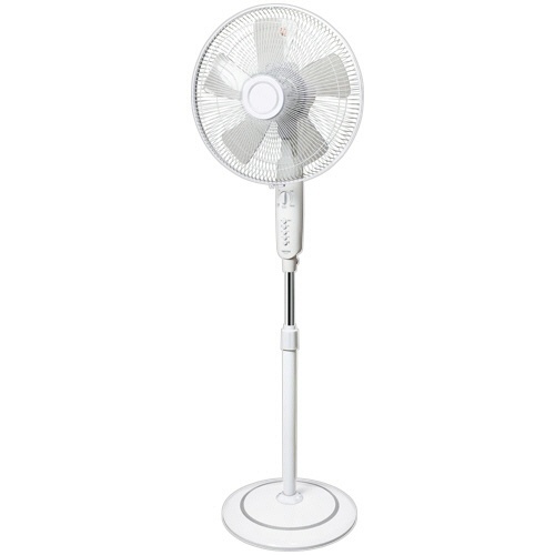 TEKNOS 40cm フロアーメカ(ボタン式)扇風機 ホワイト 1台画像