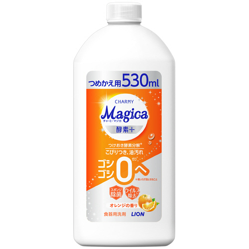 CHARMY Magica 酵素ﾌﾟﾗｽ ｵﾚﾝｼﾞの香り つめかえ用 530mL 1本画像