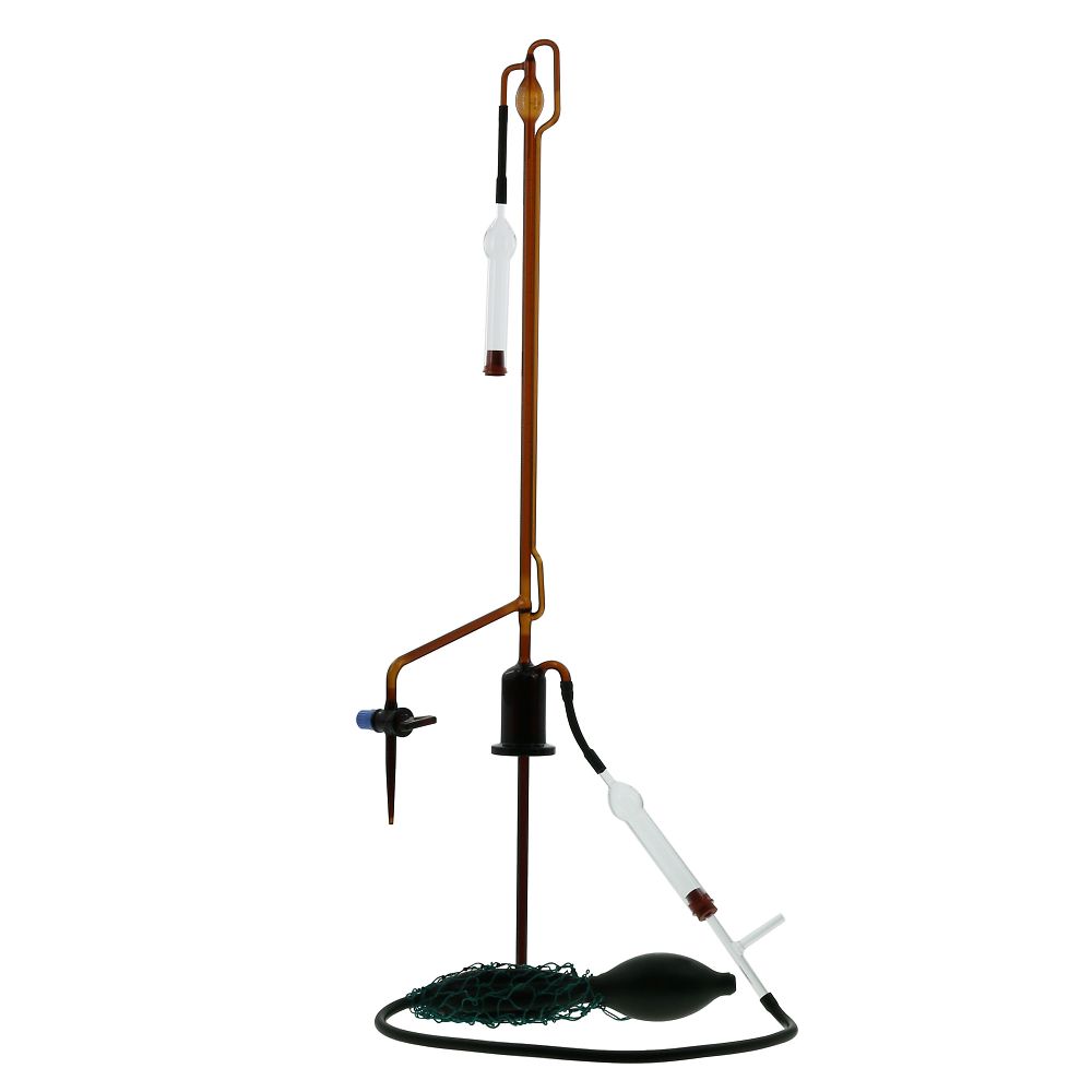 自動ビュレット　スーパーグレード　茶褐色　ガラスコック付　本体のみ　10mL画像