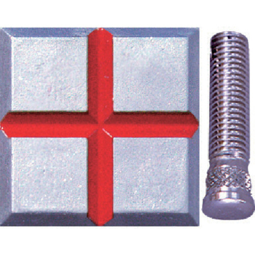 境界用標示板(埋込用) 1袋(4枚)画像