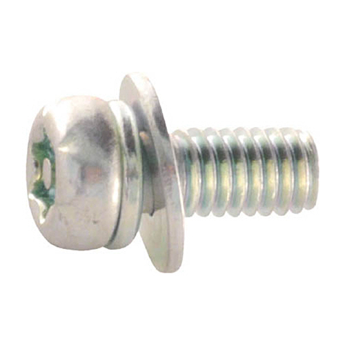 6ﾛﾌﾞなべ頭組込ねじ 三価ｸﾛﾑ M3×8 1ﾊﾟｯｸ(37本)画像