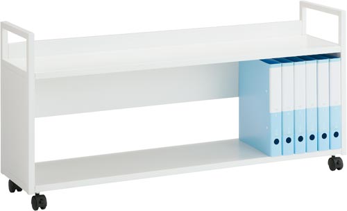 デスク周りシリーズ　足元ワゴン　幅１２００用画像