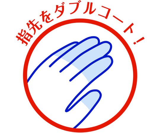 塩化ビニール手袋 ナイスハンドミュー薄手 ピンク Sサイズ 淡いピンク色の薄手手袋が透明なパッケージに収められ、側面からロゴが確認できる状態