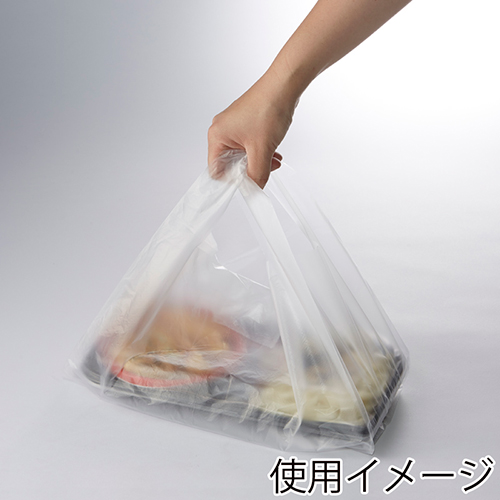 商品のお持ち帰りに！半透明のレジ袋