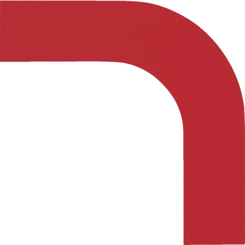 ｺｰﾅｰ用ｶﾞｰﾄﾞﾃｰﾌﾟ(25mm幅用) 赤 屋内用 1ﾊﾟｯｸ(10枚)画像