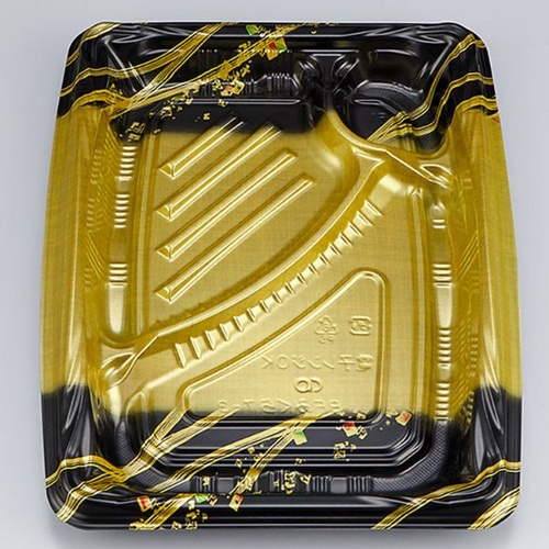 シーピー化成 弁当容器 BFみくら7‐1 舞帯金 本体画像