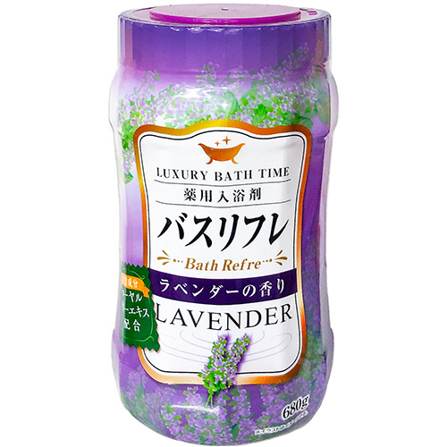薬用入浴剤ﾊﾞｽﾘﾌﾚ ﾗﾍﾞﾝﾀﾞｰの香り 本体 680g 1本画像