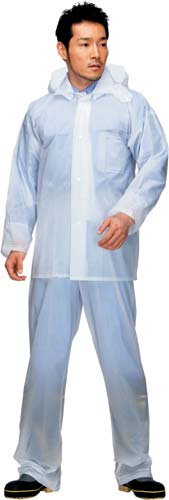 作業用ビニール合羽　クリア　Ｍ画像