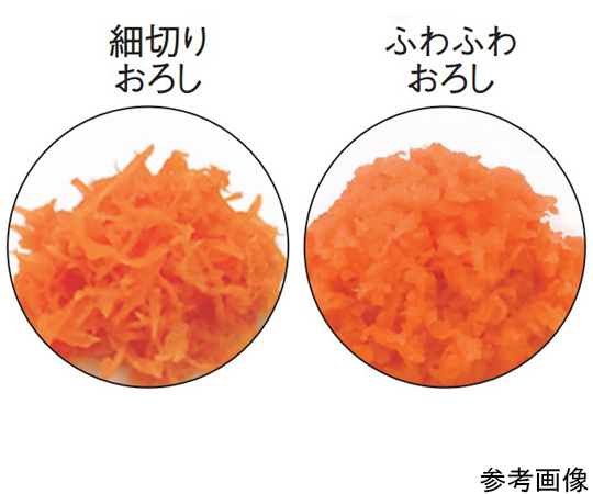 手のり香味おろし 商品のパッケージが斜めから撮影され、特徴的なデザインと色合いが際立つ様子