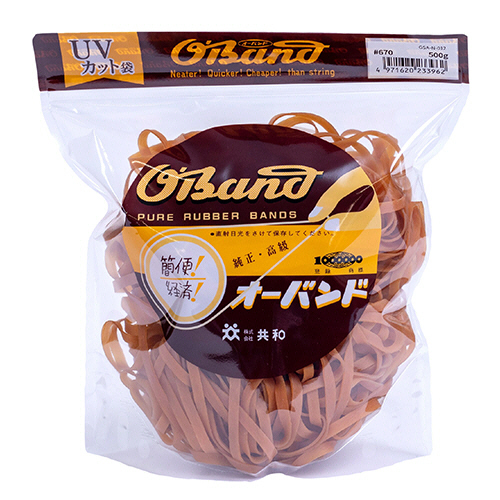 ｵｰﾊﾞﾝﾄﾞ #670 内径165mm 500g入 透明袋 1袋画像