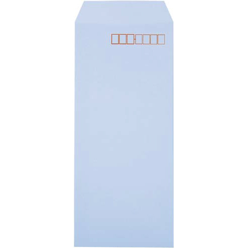 ソフトカラー封筒　長４　アクア　１００枚入画像